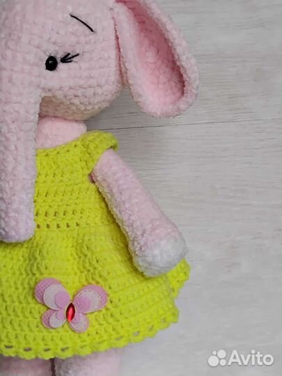 Слон. Вязаная игрушка