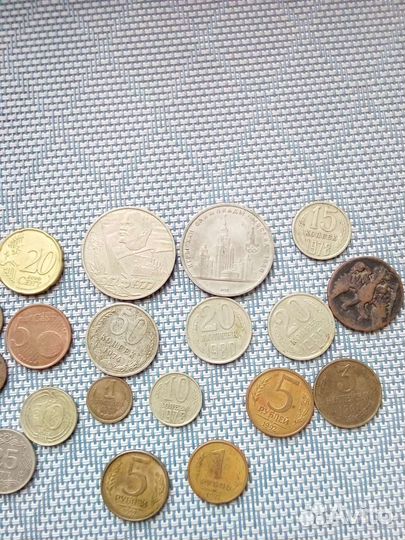 Монеты разные