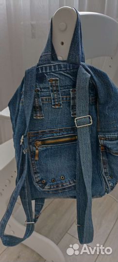Рюкзак джинсовый