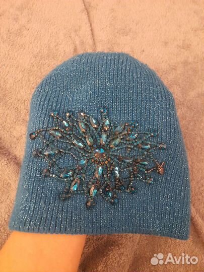 Шапка стразы