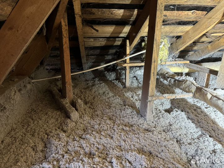 Утепление эковатой