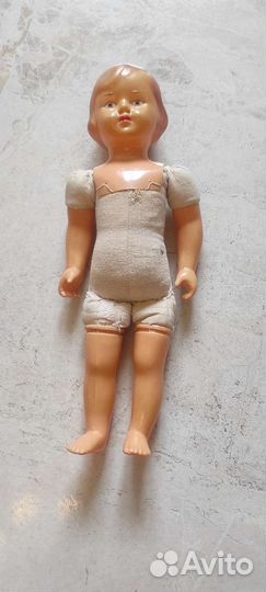 Куколка Целлулоид 30 см. Не реставрирована
