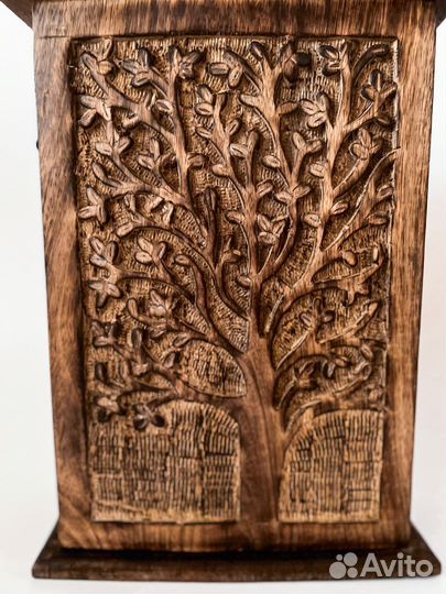 Ключница из дерева манго