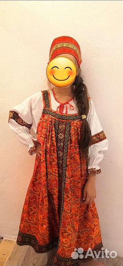 Костюм русский народный + кокошник