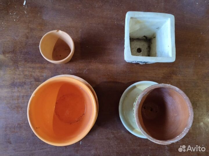 Керамические цветочные горшки