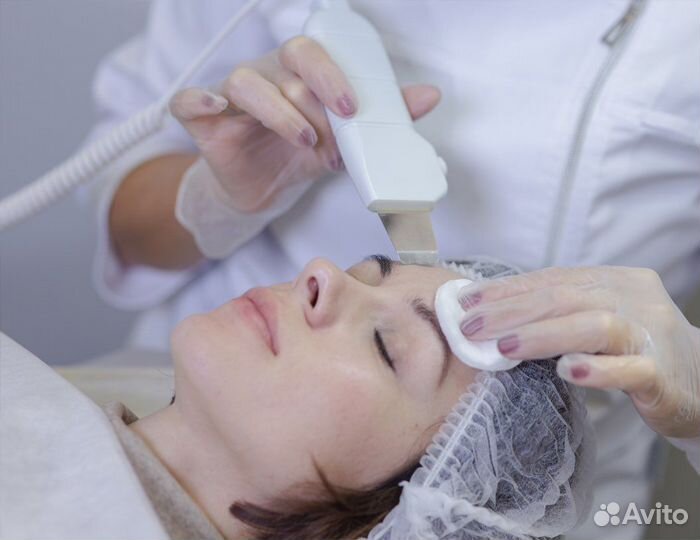 Обучение массажу, ультразвуковая чистка лица