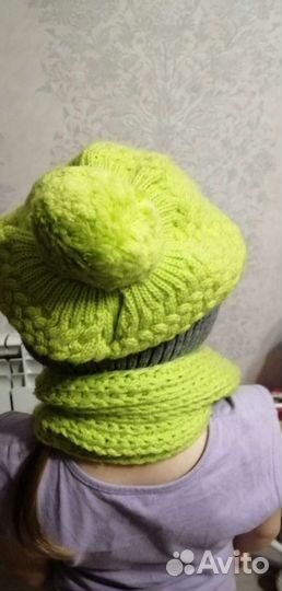 Комплект шапка и шарф