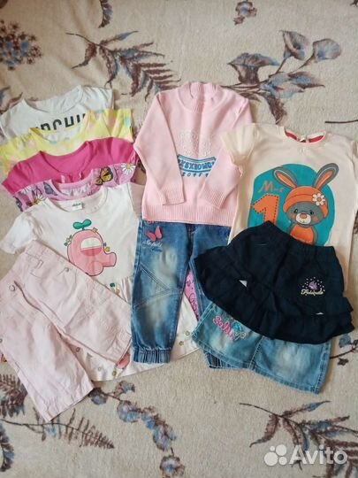 Вещи пакетом на девочку от 1 года до 2