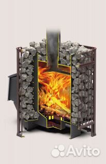 Печь для бани Тамань-сетка 10 Т
