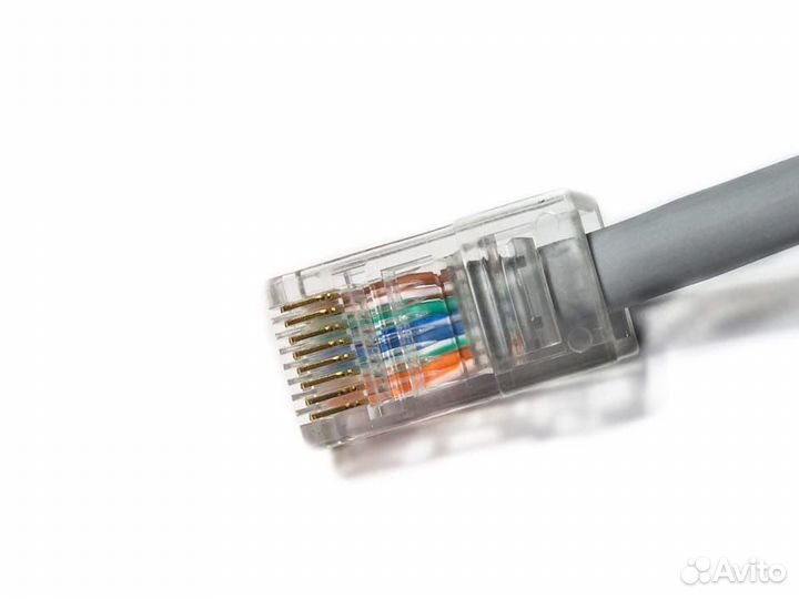 Витая пара, патч корд, интернет кабель, RJ45