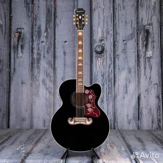 Гитара Epiphone J-200 EC Studio Black