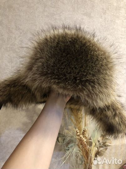Шапка меховая/кожанная