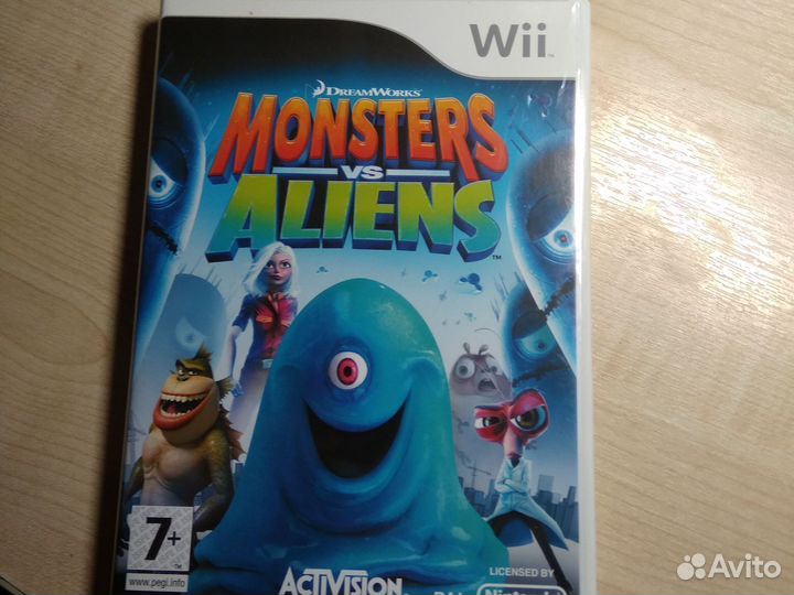 Monster vs aliens для Nintendo wii