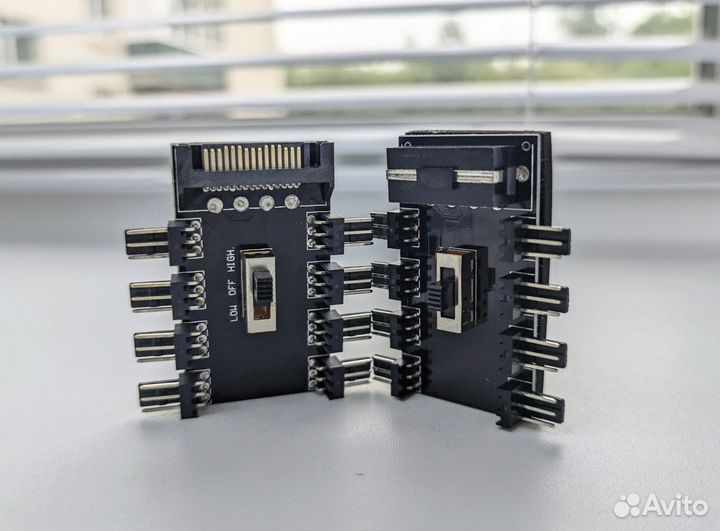 Хаб разветвитель для вентиляторов 3 pin