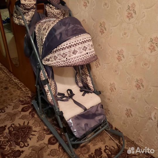 Коляска санки