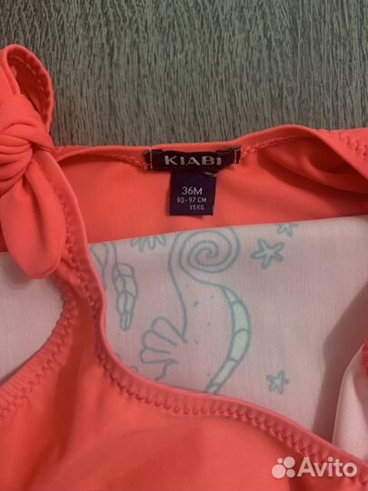 Купальник kiabi для девочки 1,5-2 года