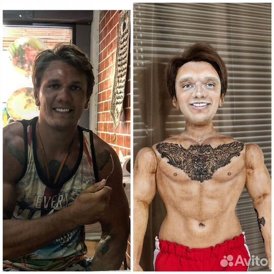 Портретная кукла по фото