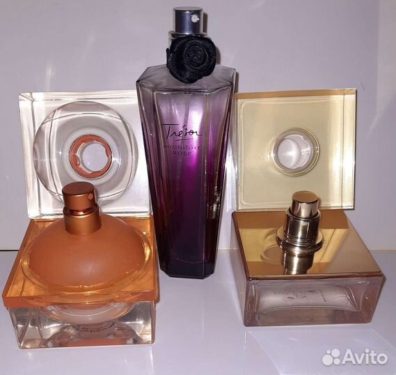 Пустые флаконы и коробки от оригинального парфюма