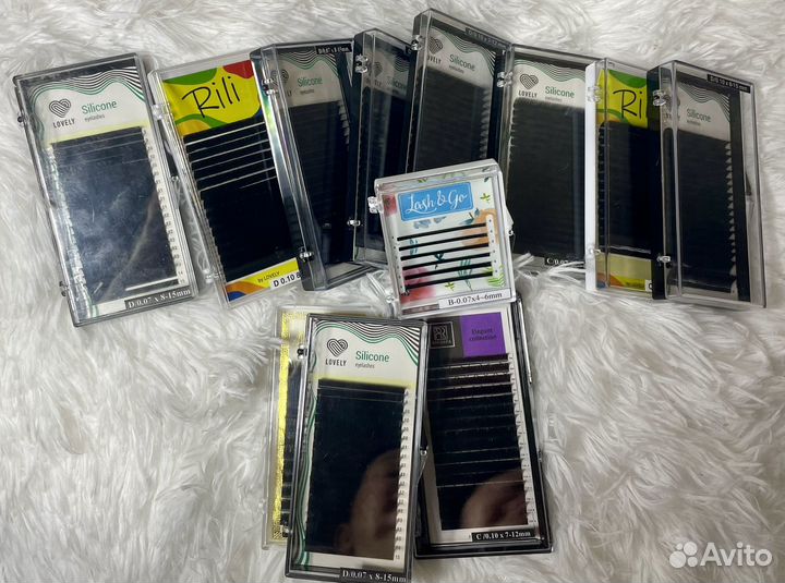 Ресницы новые 12 палеток