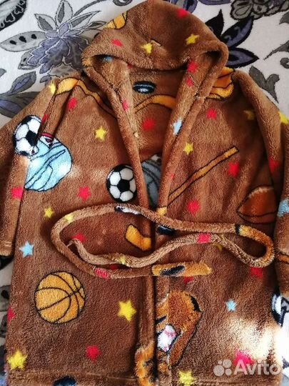 Детский махровый халат