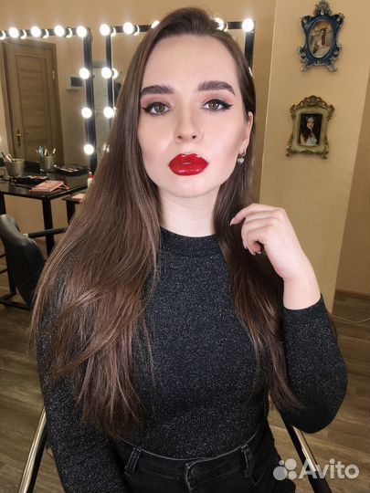 Макияж + локоны