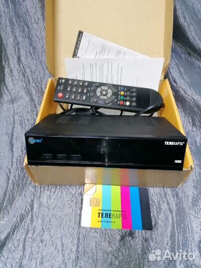 Набор спутникового телевидения Телекарта