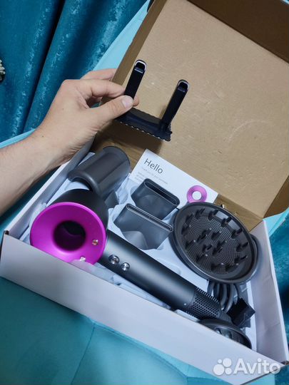 Фен для волос новый профессиональный мощный 5 в 1