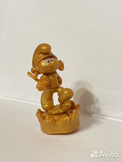 Киндер Золотые смурфики 2022