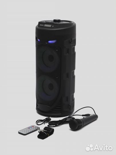 Новый бумбокс с подсветкой в упаковке (Челябинск)