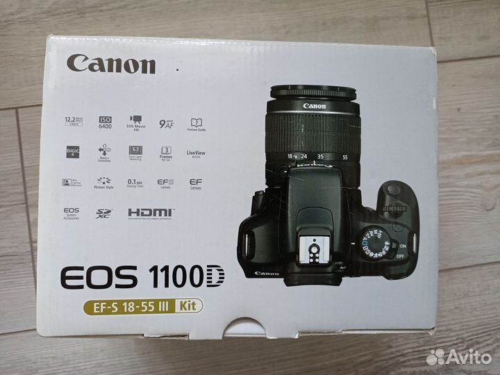 Зеркальный фотоаппарат Canon EOS 1100D
