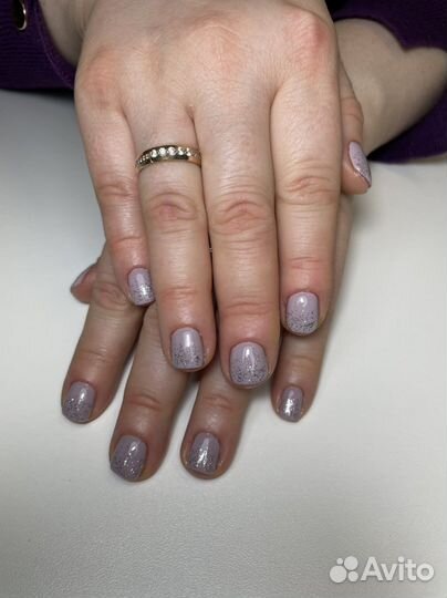 Маникюр с покрытием гель-лаком