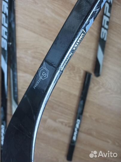 Обломки хоккейных клюшек заряд т90