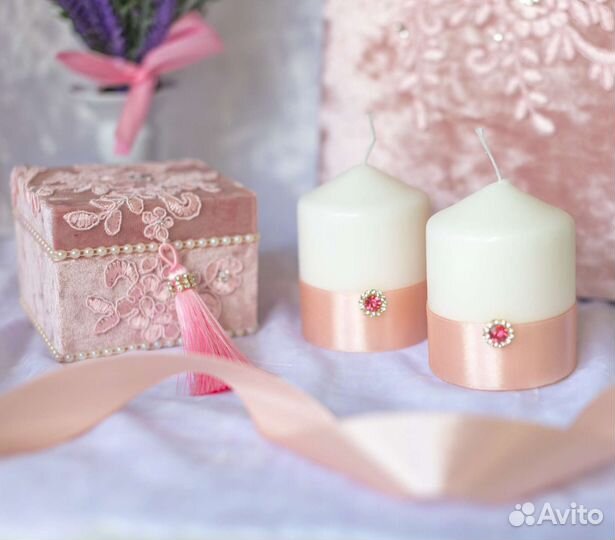 Набор свечей ручной работы