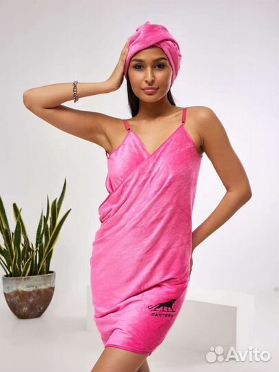 Набор халат и тюрбан