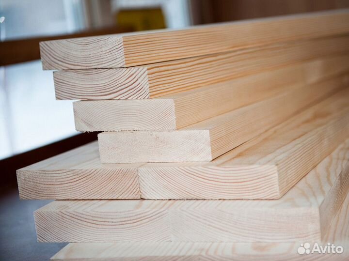 Строганая доска. Размеры: 20х95, Порода: Хвоя. Сорт: ав