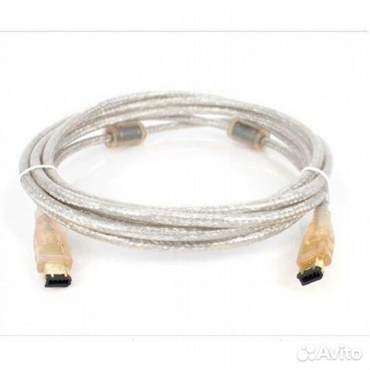 Кабель FireWire 1394 6p/6p 1.8m фильтр, экран