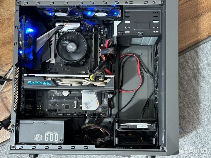 Игровой пк Ryzen5 2600/RX570 8Гб/B450/16Гб(2x8)