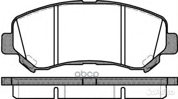 1318 00 D1060JD00A колодки дисковые п Nissan