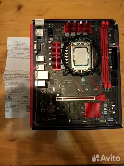 Комплект i3 12100f (на гарантии днс) + h610