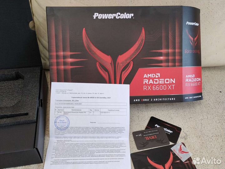 Игровая RED devil 6600 XT на гарантии