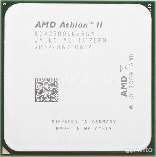 Процессор 2 AMD Athlon(tm) II X2 250 Processor