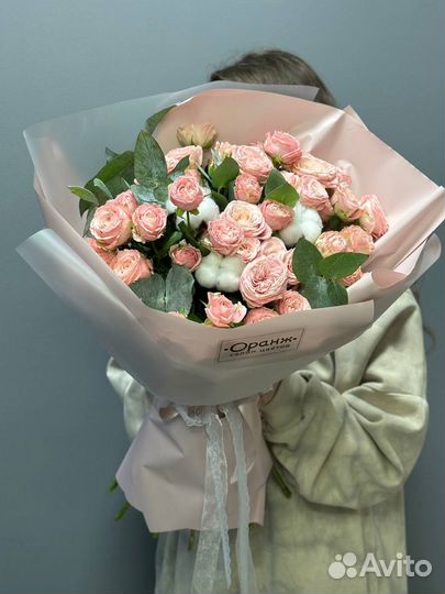 Цветы розы Букет 11 роз