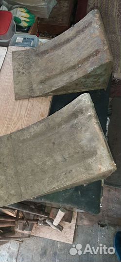 Башмаки противооткатныйе железные Бампер усилинный