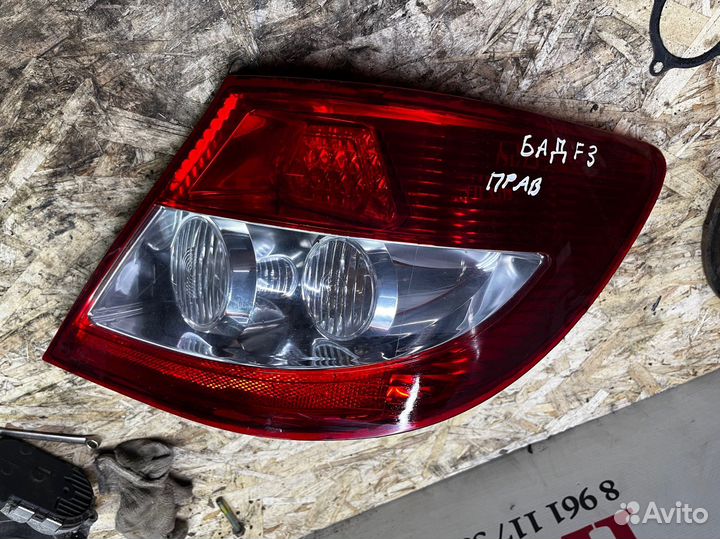 Фонарь задний правый Byd f3 bud bad бад ф3 седан