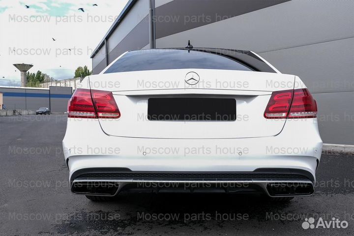 Mercedes W212 рест задний бампер AMG 6.3