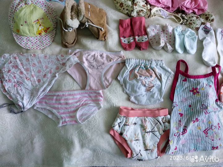 Детские вещи пакетом на девочку размер 74 -86