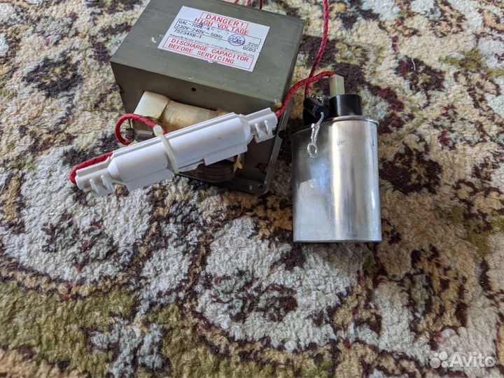 Трансформатор от микроволновки с обвесами