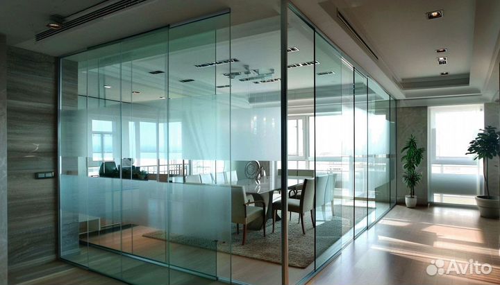 Перегородка стекло