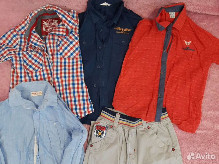 Продам рубашки для мальчика 6-8 лет, цена за все