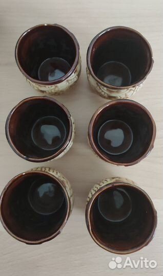 Глиняный набор для вина